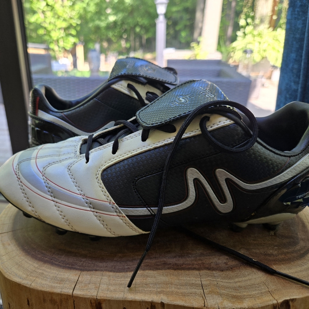 Soccer Shoes, Size 8 Women, Size 7 Men.  White And Black, Mitre